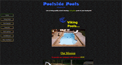 Desktop Screenshot of poolsidepools.com